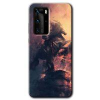 Potkal Hediye Fabrikası Huawei P40 Pro HD Baskılı Kılıf + 9D Tam Ekran Koruyucu - Atatürk Portre