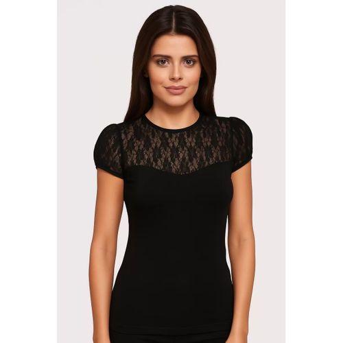 8017 Bayan Bisiklet Yaka Kısa Kol Elastane