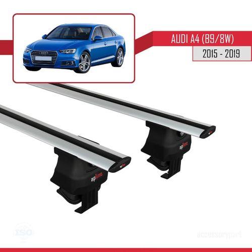 Audi A4 (B9/8W) 2015-2019 Arası ile uyumlu ACE-4 Ara Atkı Tavan Barı GRİ