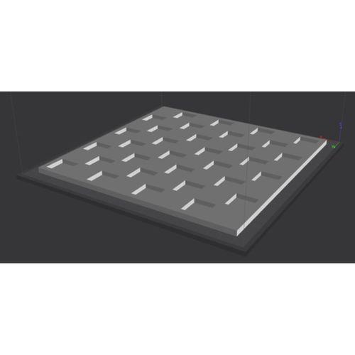 One Renk Satranç Tahtası 3D Baskı (Bu ürün Sadece Plastik parçadır - Almadan Önce Soru Sorabilirsiniz)