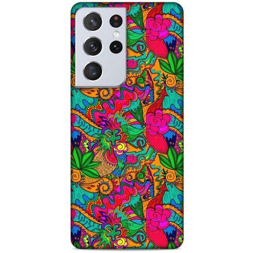 Lopard Samsung Galaxy S21 Ultra Uyumlu Kılıf Graffitix (42) Rugged Armor Kılıf
