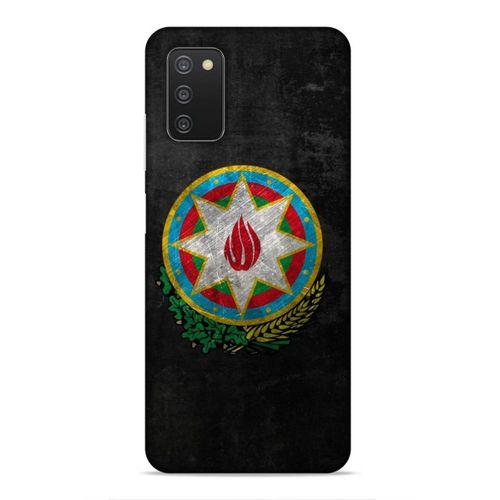 Samsung Galaxy A03s Uyumlu Kılıf Azarbaijan (39) Liquid Crystal Kılıf Amblem