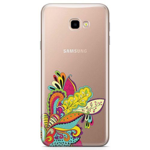 Samsung Galaxy J4 Plus Kılıf Hint Süsleri Arka Kapak Koruma Desenli Full Koruyucu