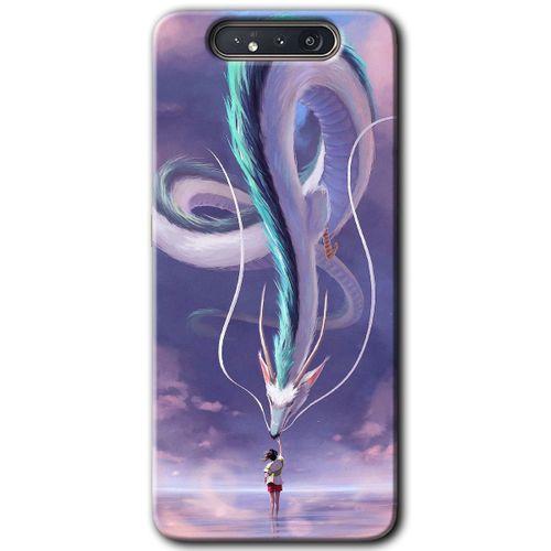 Samsung Galaxy A80 HD Baskılı Kılıf + 9D Tam Ekran Koruyucu - Dragon Snake