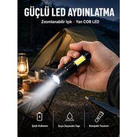 Mini Boy Led El Feneri - 2000 Lümen, Su Geçirmez Tasarım Yeni Nesil