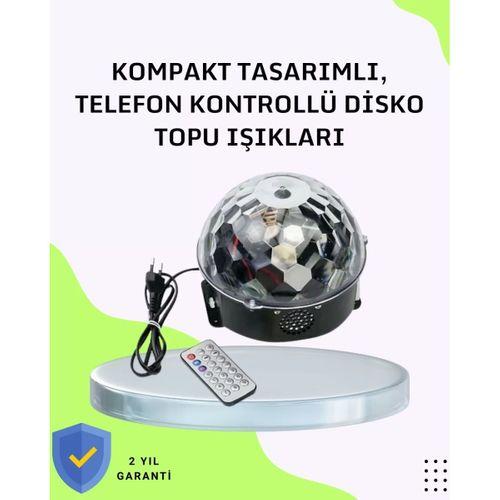 Ev Ve Parti İçin Masaüstü Bluetooth Disko Topu Işık Gösterisi