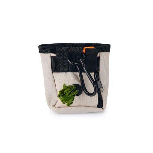 Beeztees Köpek Ödül ve Dışkı Toplama Poşeti Taşıma Bel Çantası, Gri, 8x14x10cm