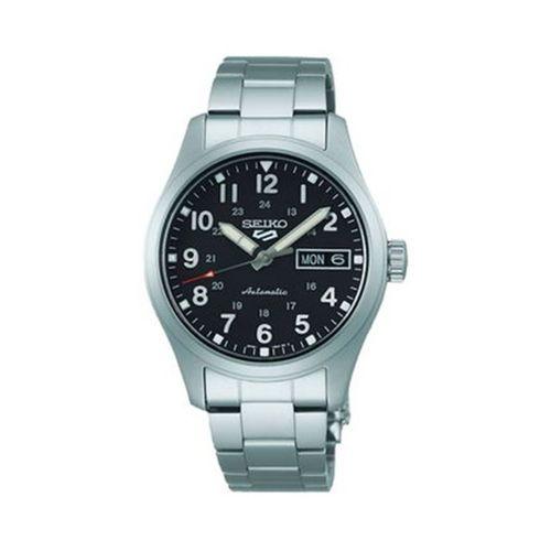 Seiko SRPJ81K1 Otomatik Çelik Gri Siyah Kadran 10 ATM 36 mm Erkek Kol Saati
