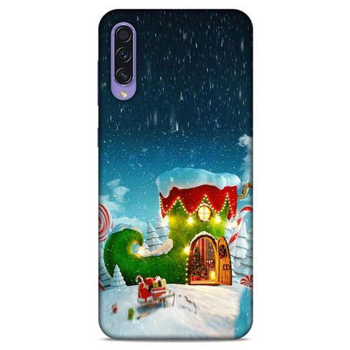 Samsung Galaxy A50s Kılıf Snowix (4) Koruma Kılıfı Yeşil Lacivert