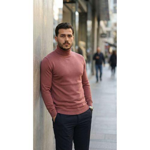 Erkek Boğazlı Yaka Uzun Kollu Triko
