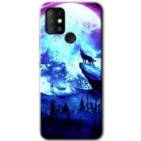 İnfinix Hot 10 Kılıf HD Desen Baskılı Arka Kapak - Mega Kurt