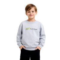 Erkek Çocuk Önü Arkası Baskılı Sweatshirt BGL-ST05239