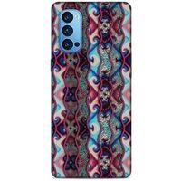 Oppo Reno 4 Pro Kılıf Baskılı Özel Seri Taşlı (40) Fit Silikon Kılıf