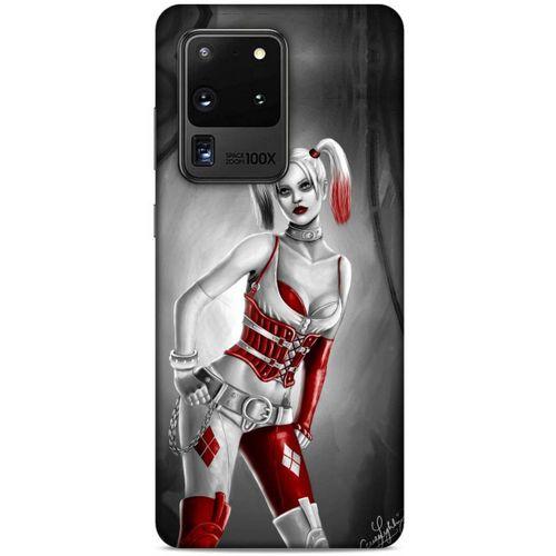 Samsung Galaxy S20 Ultra Uyumlu Kılıf Harley Quinn (39) Liquid Crystal Kılıf Açık Limon