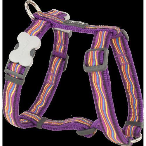 REDDİNGO DREAMSTREAM DESENLİ MOR KÖPEK GÖĞÜS TASMASI L /25MM