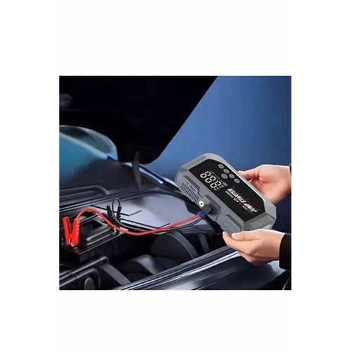 Vtn-605 Şarjlı 12.000 Mah Taşınabilir Çantalı Araç Akü Şarj Takviyeli Işıklı Hava Kompresörü