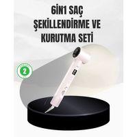 6 Başlıklı Hızlı Kurutma Ve Bukle Şekillendirme Seti