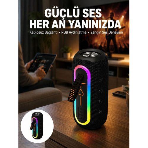 Bluetooth Hoparlör Uzun Pil Ömrü Taşınabilir Yüksek Ses Kaliteli Yeni Nesil