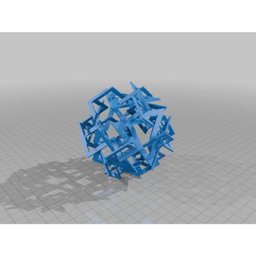 Cuboctahedral Polylink 1 3D Baskı (Bu ürün Sadece Plastik parçadır - Almadan Önce Soru Sorabilirsiniz)