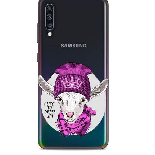 Zoologix (100) Samsung Galaxy A9 2018 Şeffaf Kılıf Silikon Desenli