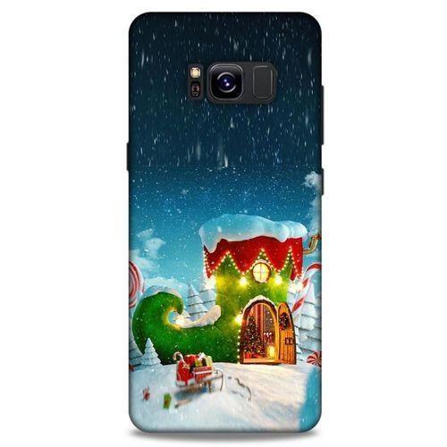Samsung Galaxy S8 Kılıf Snowix (4) Koruma Kılıfı Yeşil Lacivert