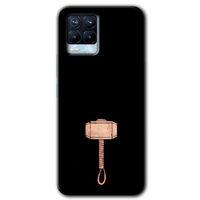 Realme 8 Pro Kılıf HD Desen Baskılı Arka Kapak - Thor Çekiç + Kırılmaz Cam