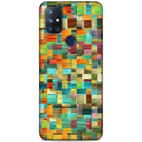 Lopard One Plus Nord N10 5G Uyumlu Kılıf Soyut Sanat (50) Shockproof Kılıf Desenli