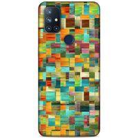 Lopard One Plus Nord N10 5G Uyumlu Kılıf Soyut Sanat (50) Shockproof Kılıf Desenli
