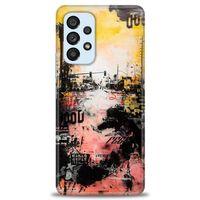 Samsung Galaxy A73 5G Kılıf HD Baskılı Kılıf - Karışık Baskı + Tam Ekran Koruyucu