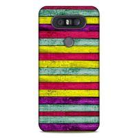 Lopard LG K41S - K51S Uyumlu Kılıf Wood'X (30) Silicone Case Desenli