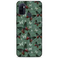 Huawei P40 Kılıf Kelebek Etkisi (32) Soft Silikon Kılıf Turunu Sarı