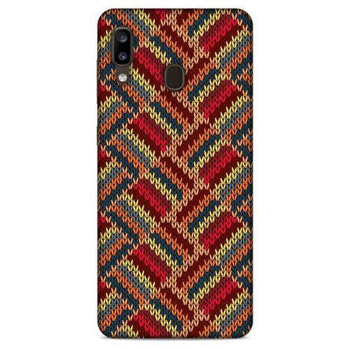 Kazak (35) Desenli Silikon Kapak Telefon Kabı Samsung Galaxy A20 Kılıf