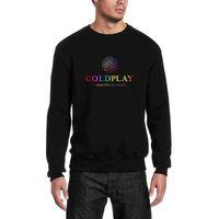 Coldplay Dreams Baskılı Siyah Erkek Sweatshirt