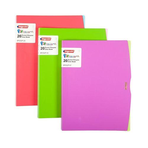 Bigpoint Pop Serisi Sunum Dosyası 20'li Mor-Yeşil