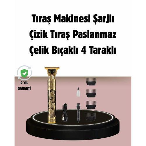 Şarjlı Titanyum Bıçaklı Saç Kesme Makinesi