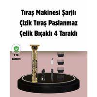 Şarjlı Titanyum Bıçaklı Saç Kesme Makinesi