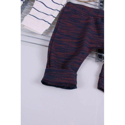 Erkek Bebek Desenli 2'li Pantolon 3/12 Ay