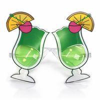 Kokteyl Bardak Parti Gözlüğü Yeşil Renk