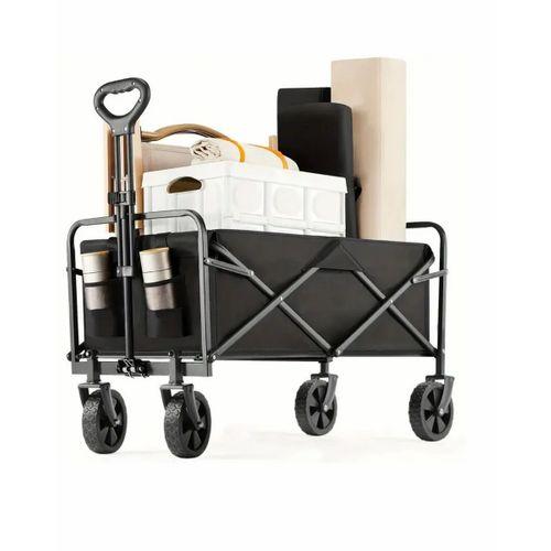 Katlanabilir Eşya Taşıma Arabası Kamp Plaj Ve Bahçe Kullanımına Uygun