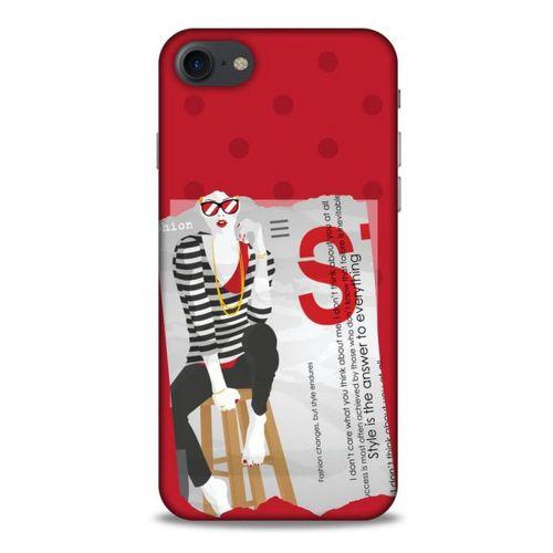 Sokak Modası 44 Apple Iphone 8 Kılıf Desenli Silikon