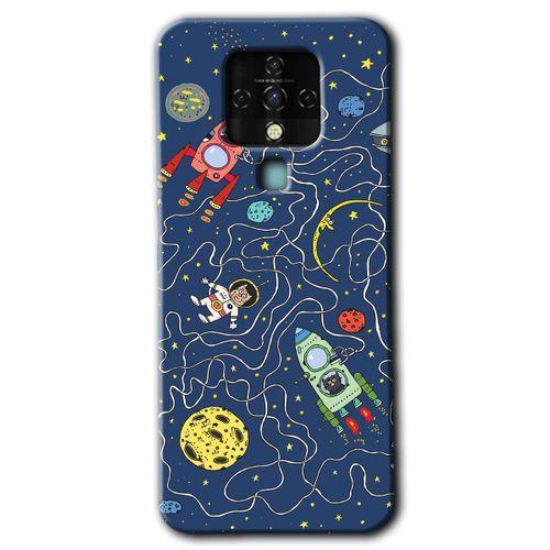 Potkal Hediye Fabrikası Tecno Camon 16 Kılıf HD Desen Baskılı Arka Kapak - Graffiti Çizgi Film