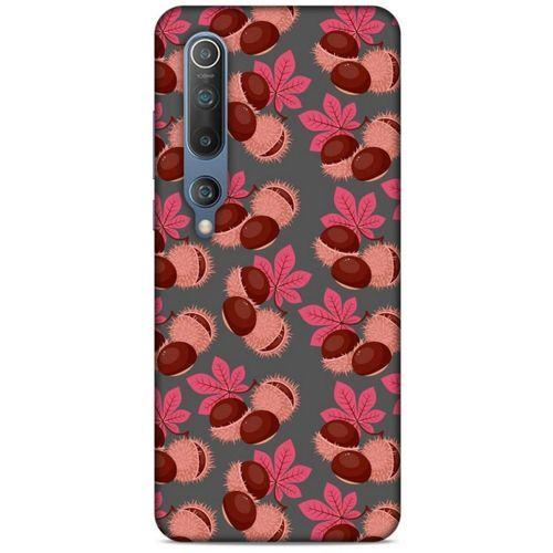 Frutix Kestane 02 Xiaomi Mi 10 Kılıf Desenli Silikon