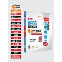 2026 KPSS Türkçenin Kara Kutusu PARAGRAF 1 KONU KONU ÖSYM Çıkmış Soru Bankası Konu Özetli Çözümlü