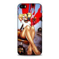 Apple Iphone 5 Uyumlu Kılıf Harley Quinn (37) Silicone Cover Lavanta gül