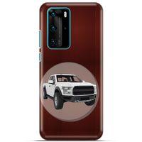 Lopard Huawei P40 Pro Uyumlu Kılıf PickUpX (5) Koruma Kabı Krem