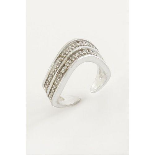Oval Zirkon Taşlı Yüzük