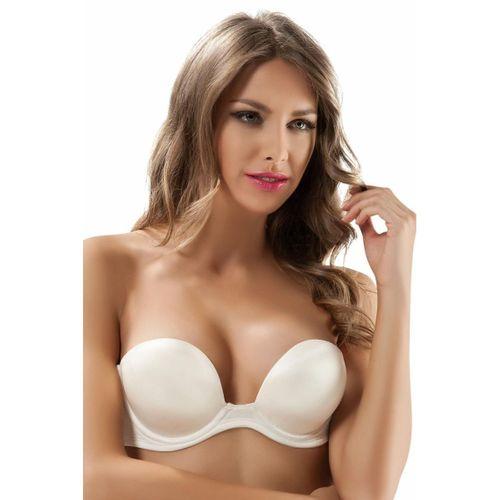 Straplez Silikonlu Sihirli Sütyen Kadın 7036