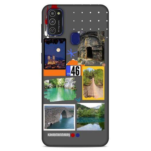 Lopard Samsung Galaxy M21 Uyumlu Kılıf Şehirli ※ (46) Kahramanmaraş Core Armor Kılıf