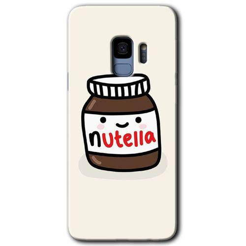 Potkal Hediye Fabrikası Samsung Galaxy S9 Kılıf HD Desen Baskılı Arka Kapak - Nutella Aşkım