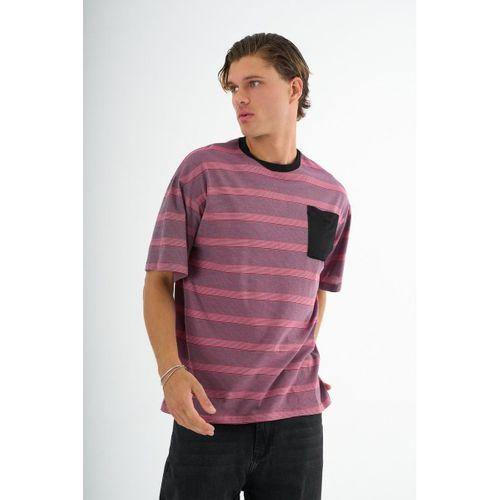 ALEXANDERGARDI Cep Detaylı Çizgili T-shirt